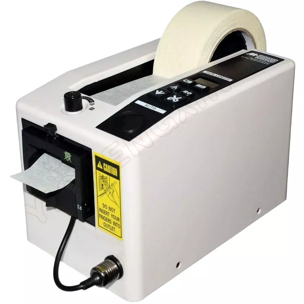 GLOBALSS Automatic Packaging Tape Dispenser Tape Dispenser Plastic white 245x137x150 mm