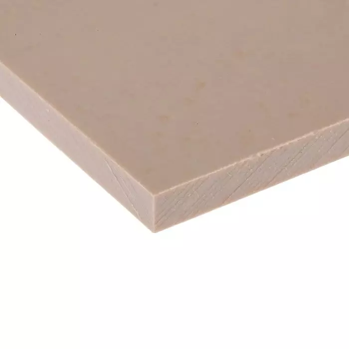 RS PRO Beige Plastic Sheet 300 mm x 245 mm x 6 mm, 514647