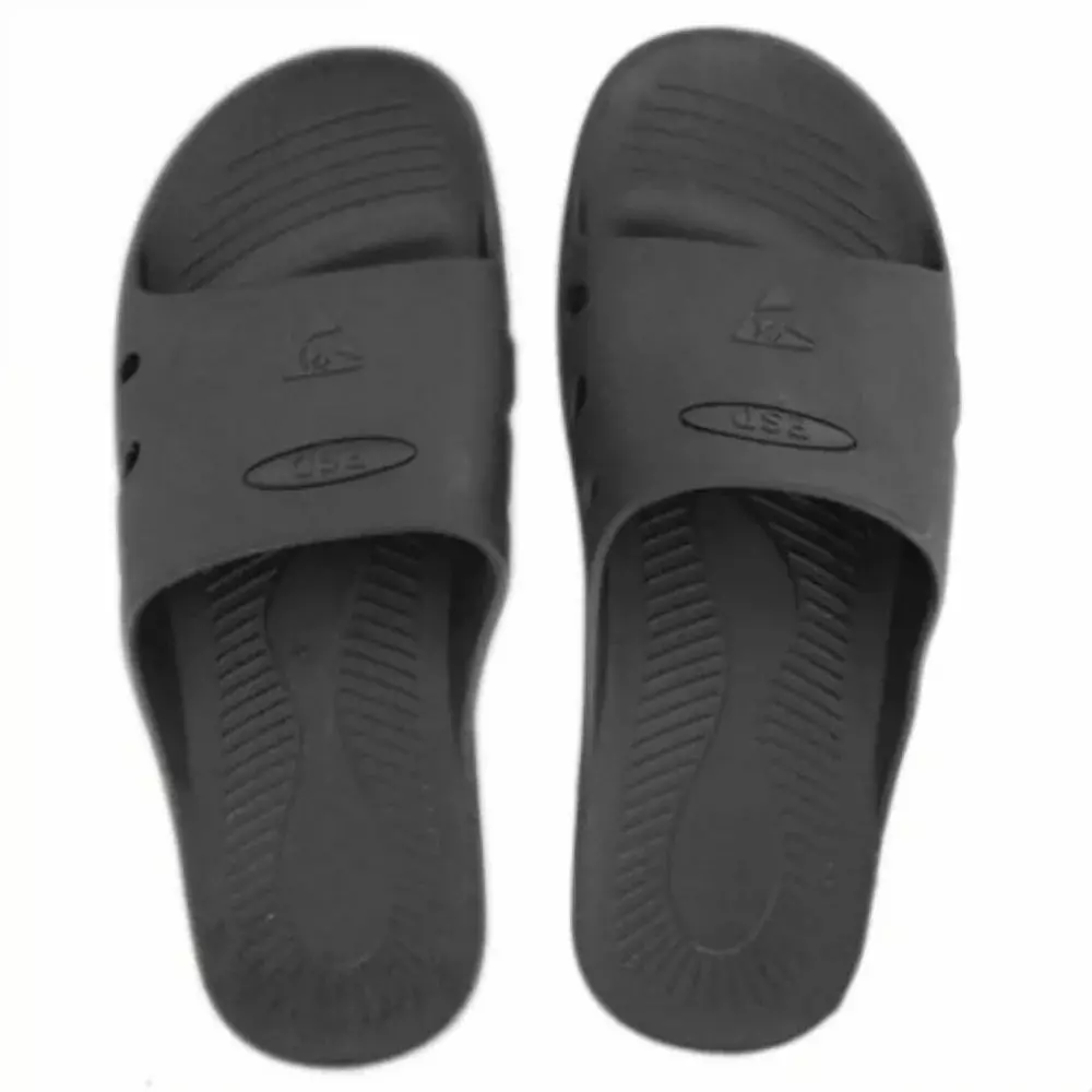 GLOBALSS ESD Slipper Black Low Ankle PU Anti Static 6 Size