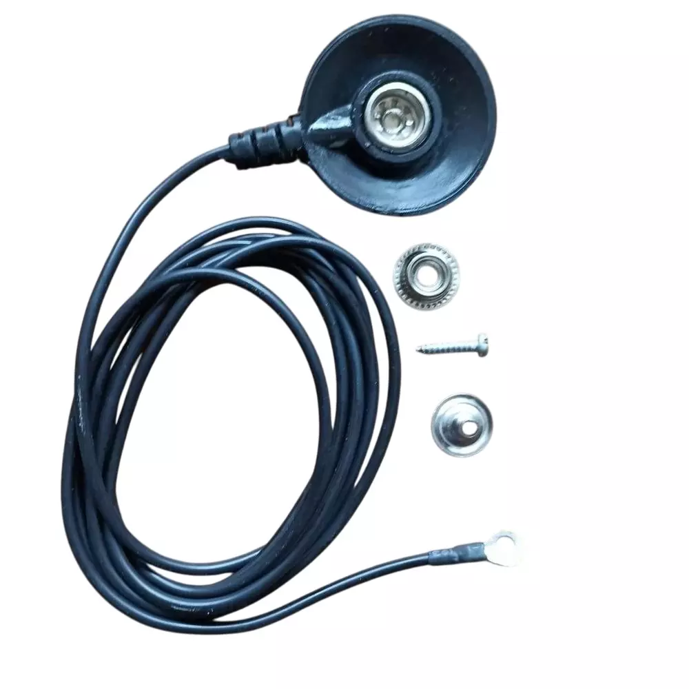 GLOBALSS Thimble Type Grounding Cord Other Metal 1.5 m for Electric Appliance