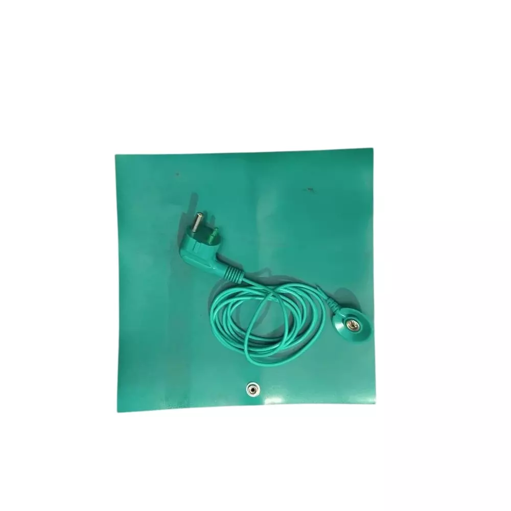 GLOBALSS PVC Vinyl Grounding Mat Pad 1.5 m 30x30 cm with Conductive Mat