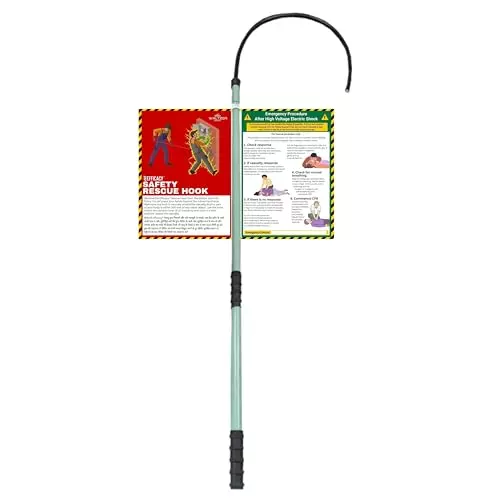 efficacy-6-feet-18288-cm-electrical-rescue-hook-fiberglass-body-33-kv-minimum-voltage-in-grey-color-wi-33kv-electric-hook