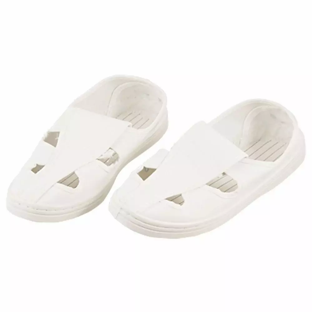 GLOBALSS ESD Anti-Static Shoes Low Ankle PVC White 7 Size