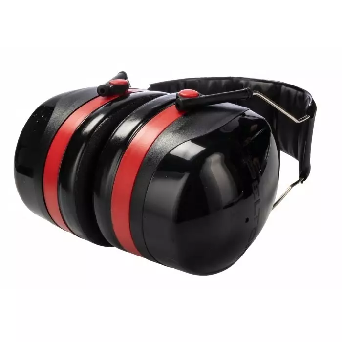 3M Optime III Ear Defender with Headband 34dB Black Red, H540A-411