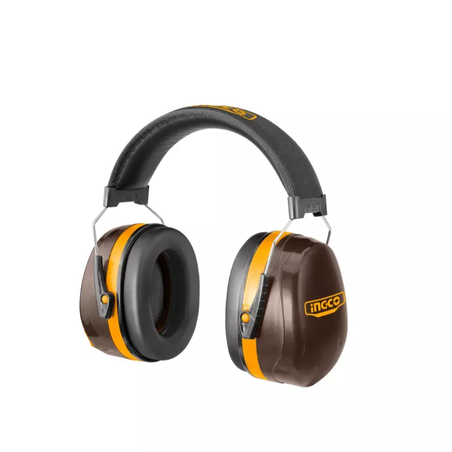 Ingco Industrial Earmuff 26 dB, 32 dB Noise Reduction Rating and 33 dB, 38 dB SNR, HEM3328