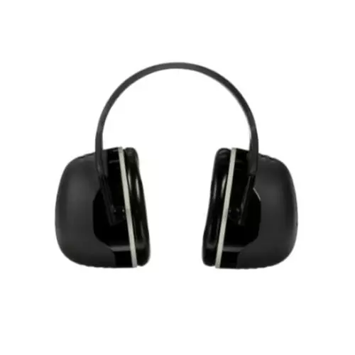 3M X Series Helmet Mounted Earmuff ABS, Foam Plastic Metal Up to 37 dB NRR Black & Grey Free Size, X5P3
