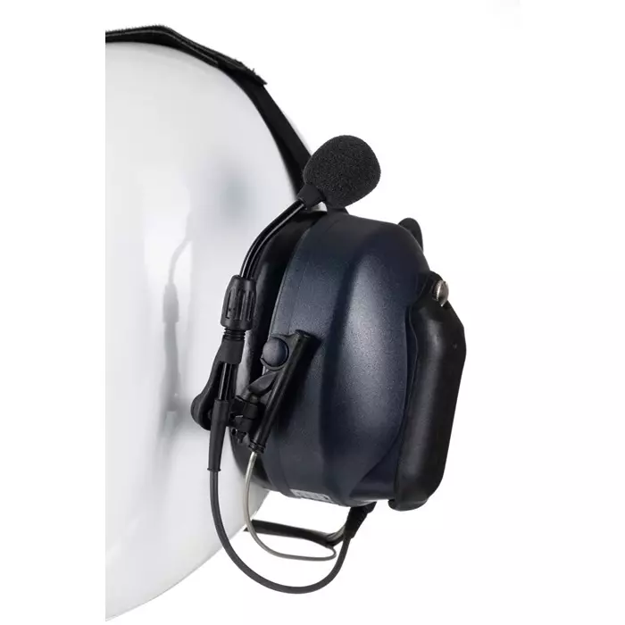 3M LiteCom Wired Speak Listen Electronic Ear Defenders with Neckband 32dB Blue Noise Cancelling Microphone, MT53H7B4400