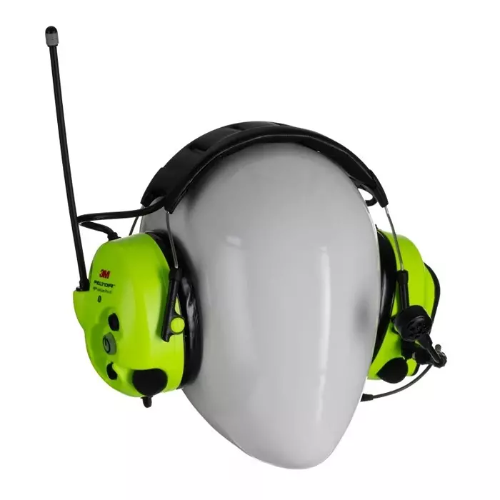 3M LiteCom PRO III Wireless Speak Listen Electronic Ear Defenders with Headband 33dB Dark Blue Noise, MT73H7A4D10EU