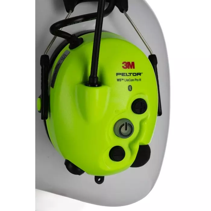 3M LiteCom PRO III Wireless Speak Listen Electronic Ear Defenders with Headband 33dB Dark Blue Noise, MT73H7A4D10EU