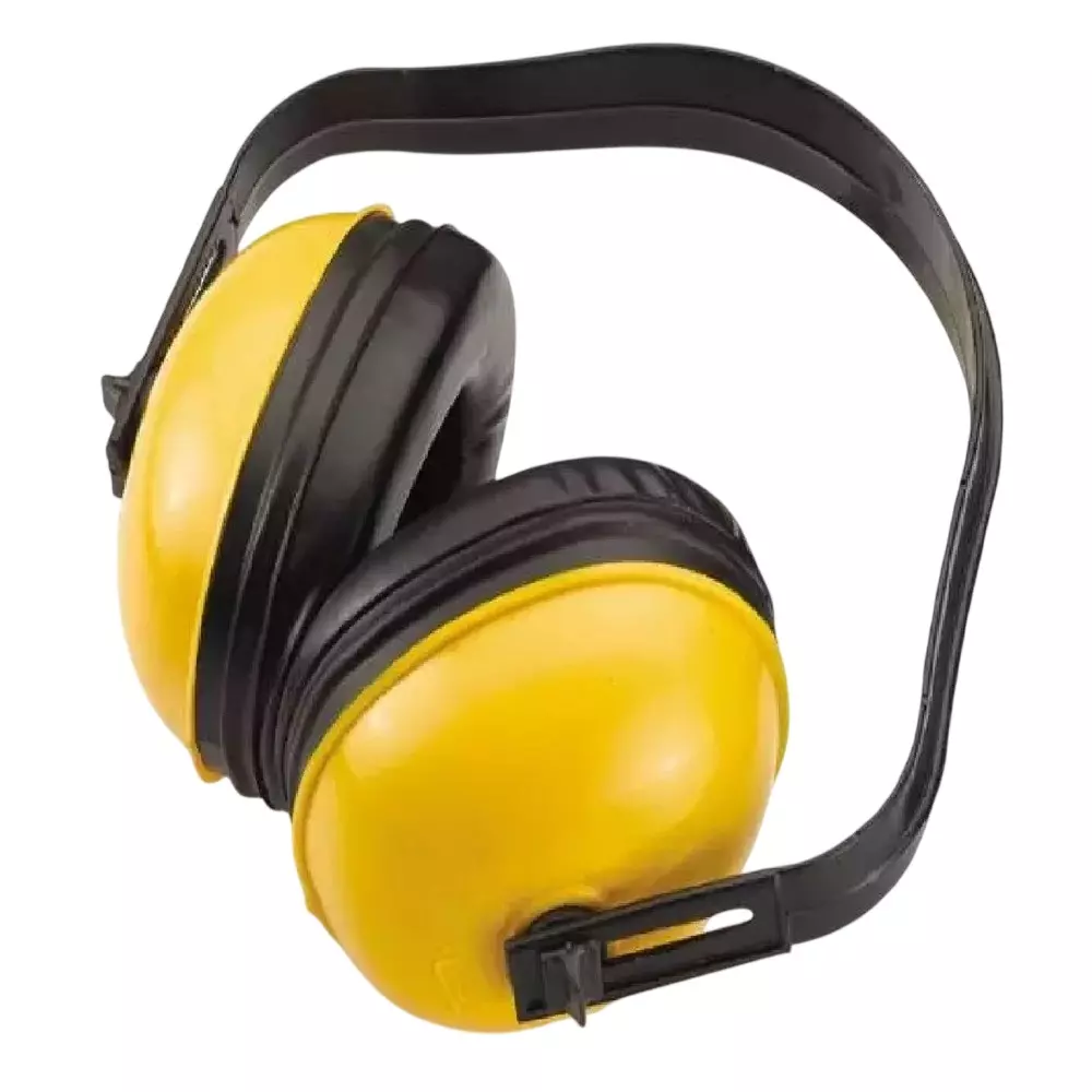 ANGELSAFE Safety Earmuff 23 dB Noise Reduction with 360°Rotatable Headband Plastic Polyamide Yellow & Black