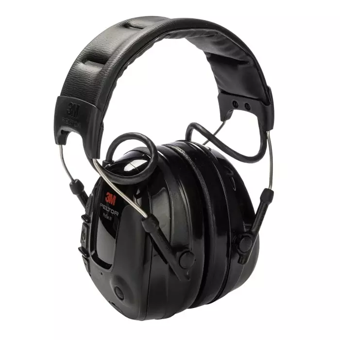3M ProTac III Wired Listen Only Electronic Ear Defenders with Headband 26dB, MT13H220A