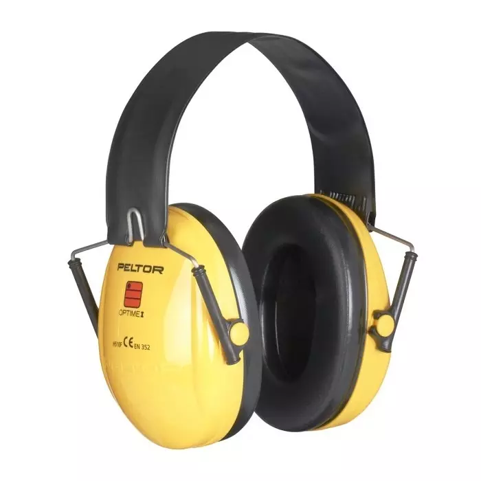 3M Optime I Ear Defender with Headband 26dB Black Yellow, H510F-404