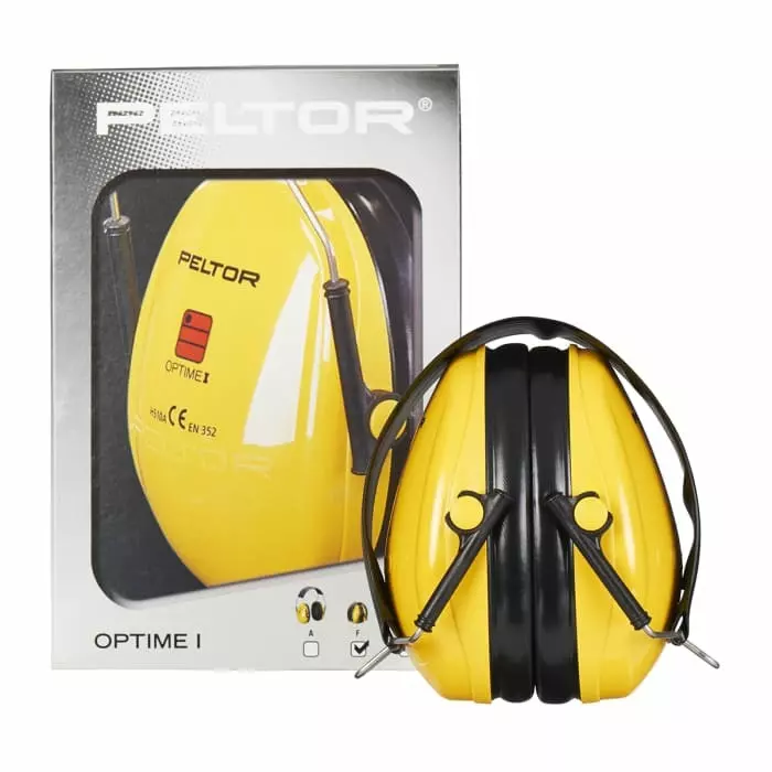 3M Optime I Ear Defender with Headband 26dB Black Yellow, H510F-404