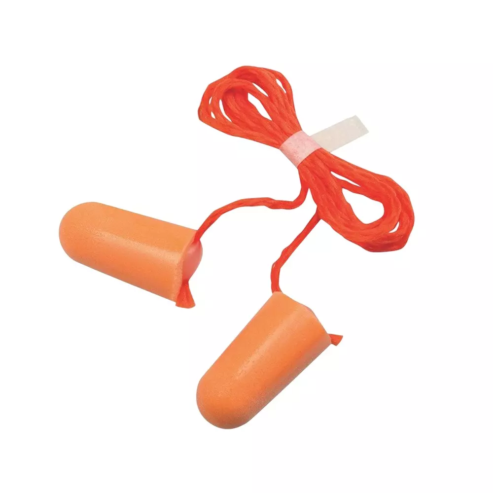 3M Corded Moulded Earplugs Orange Foam Noise Protection for Musician’s, Swimming & Industrial Use, 1110 (Pack of 5 Pair)
