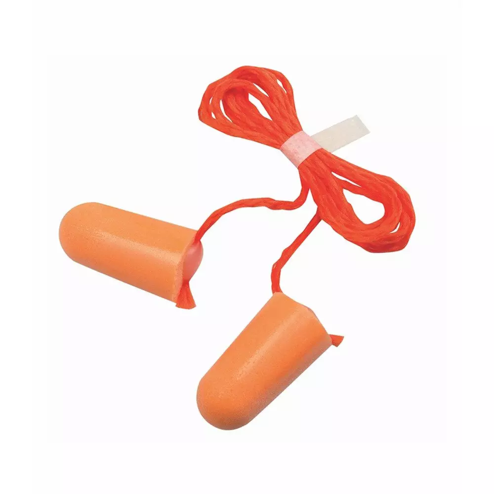 3M Corded Moulded Earplugs Orange Foam Noise Protection for Musician’s, Swimming & Industrial Use, 1110 (Pack of 25 Pair)