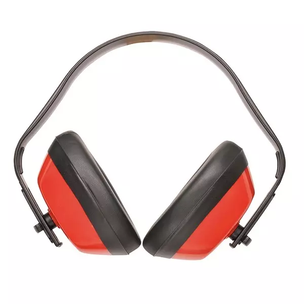 Portwest Classic Ear Muff Red ABS, Polycarbonate, PVC for Industrial Use, PW40RER