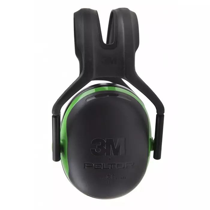 3M X1A Ear Defender with Headband 27dB Black Green, X1A-GA