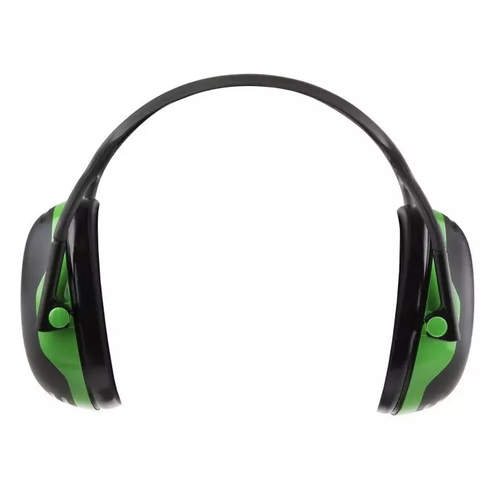3M X1A Ear Defender with Headband 27dB Black Green, X1A-GA