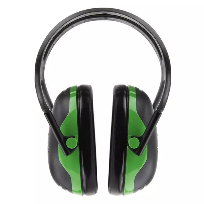 3M X1A Ear Defender with Headband 27dB Black Green, X1A-GA