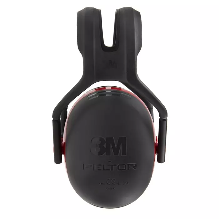 3M X3A Ear Defender with Headband 33dB Black Red, X3A-RD