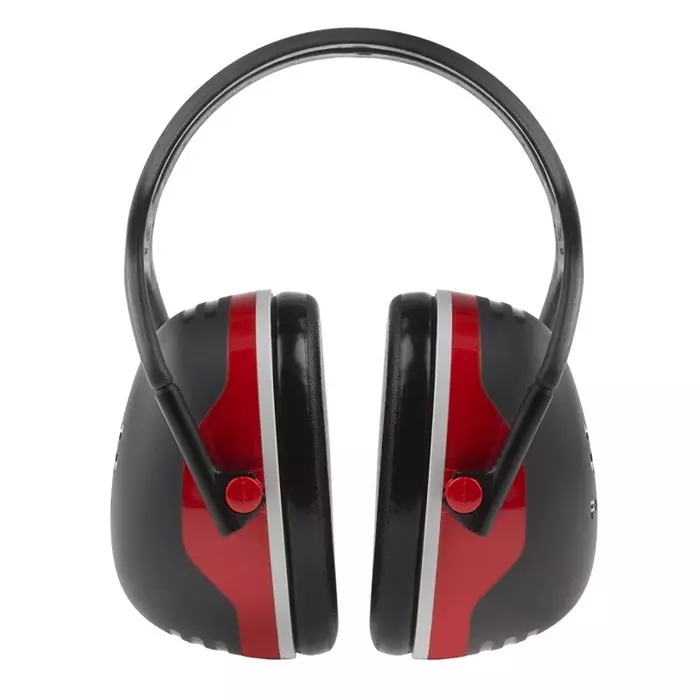 3M X3A Ear Defender with Headband 33dB Black Red, X3A-RD