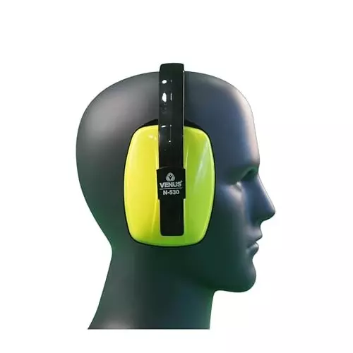 venus-n-530-earmuff-23-db-nrr-and-26-db-snr-adjustable-cushioned-abs-fluorescent-green-free-size-120620101