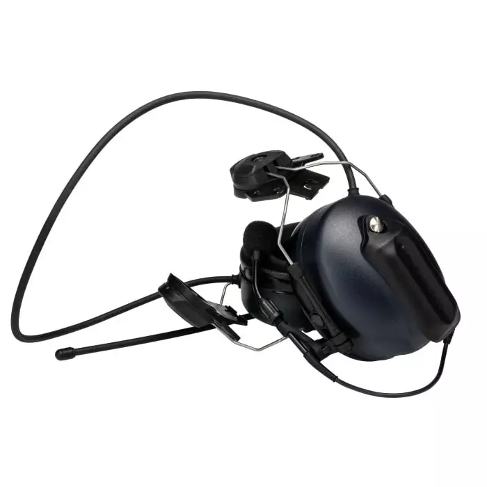3M LiteCom Wireless Speak Listen Electronic Ear Defenders with Helmet Attachment 32dB Blue Noise Cancelling, MT53H7P3E4400-EU