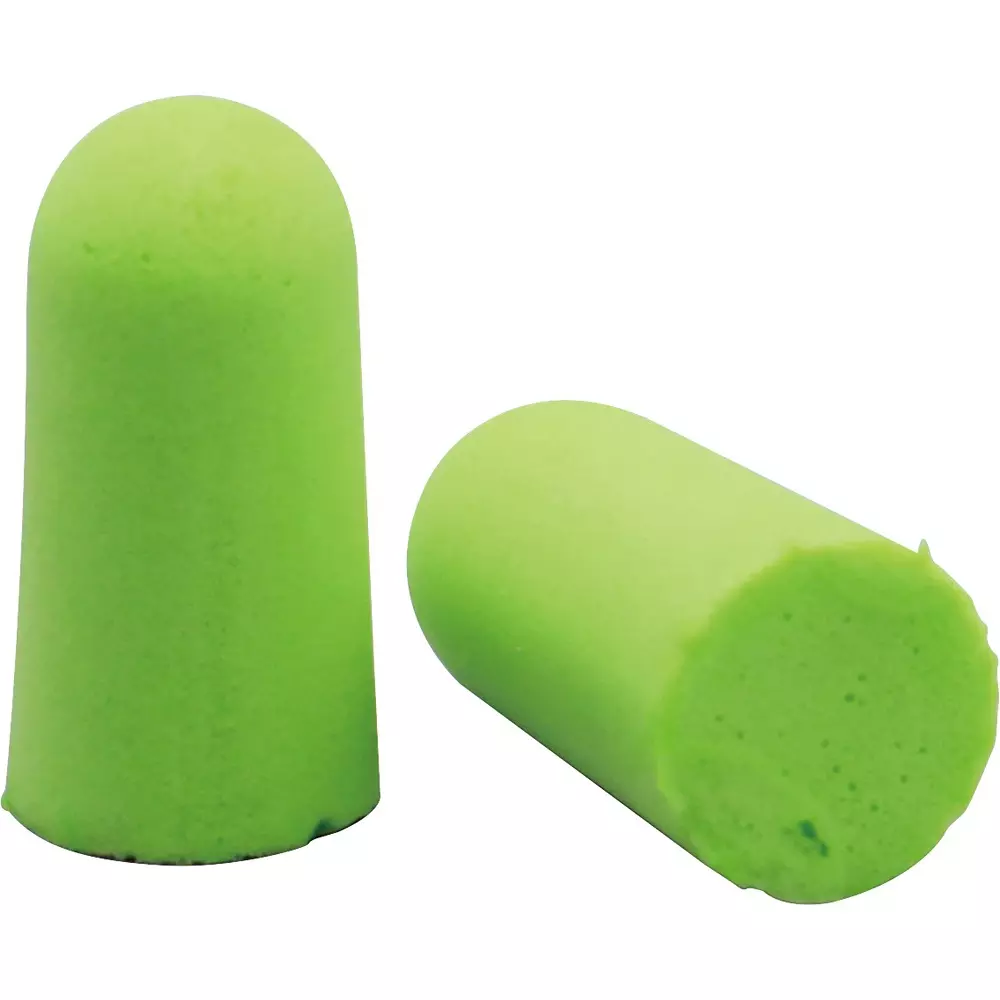 MonotaRO Earplug Green with for Industrial and Daily Use Applications, 2KCA22 (Set of 2 Pcs)