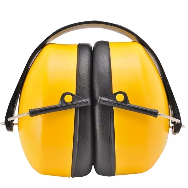 Portwest Super Ear Muff Yellow HIPS (High Impact Polystyrene), Mesh with PU Foam, Polyoxymethylene for Industrial Use, PW41YER