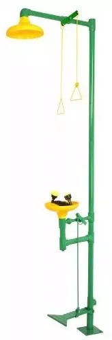 Scott CESS-8 Eyewash Combination Unit with GI Pipes and SS304 Spares (Paddle Operated)
