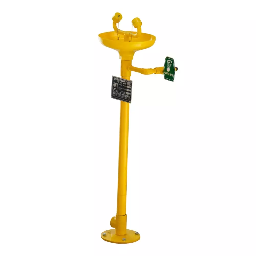 Udyogi Eye Wash Station ABS Push Plate 12.7 mm (1/2 inch BSP) Inlet, 4220 GI