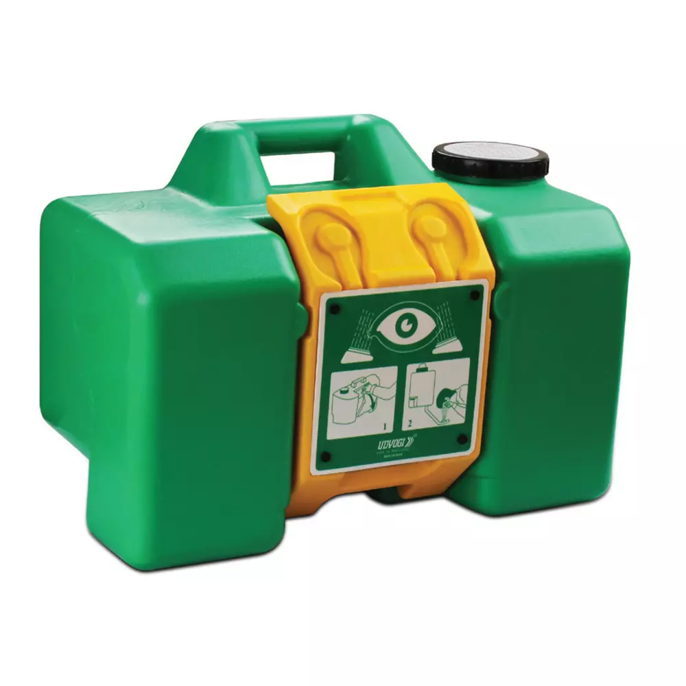 Udyogi 34 L Gravity Operated Portable Eye Wash Station High Density Polyethylene Inlet, EW3501