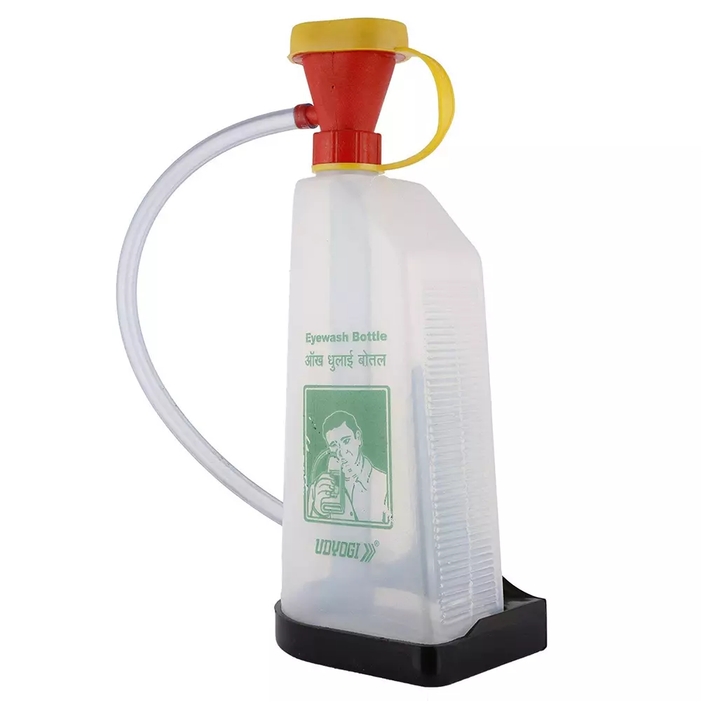 Scott Portable Emergency Eye Wash Bottle 500 ml Chemical-Resistant Plastic 200 g (Pack of 75)