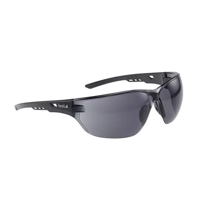 Bolle Safety NESS Anti-Mist Safety Glasses Smoke PC Lens, NESSPSF