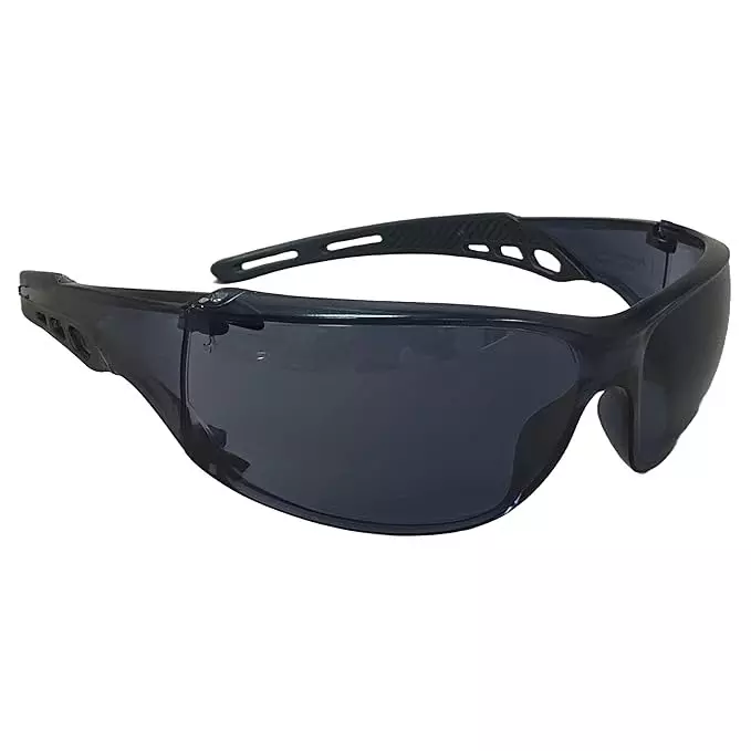 Venus E-306 GHC Safety Goggle Dark Lens Polycarbonate Anti-Fog, Hard-Coated 99%+ UV Protection, 21090