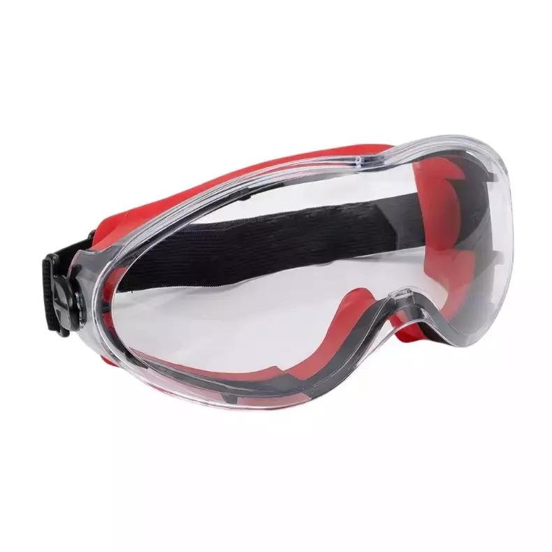 BISON LIFE Splash Guard X Safety Goggle Anti-Scratch, Anti-Fog Polycarbonate Clear Lens with UV Protection (Pack of 2 Pcs)