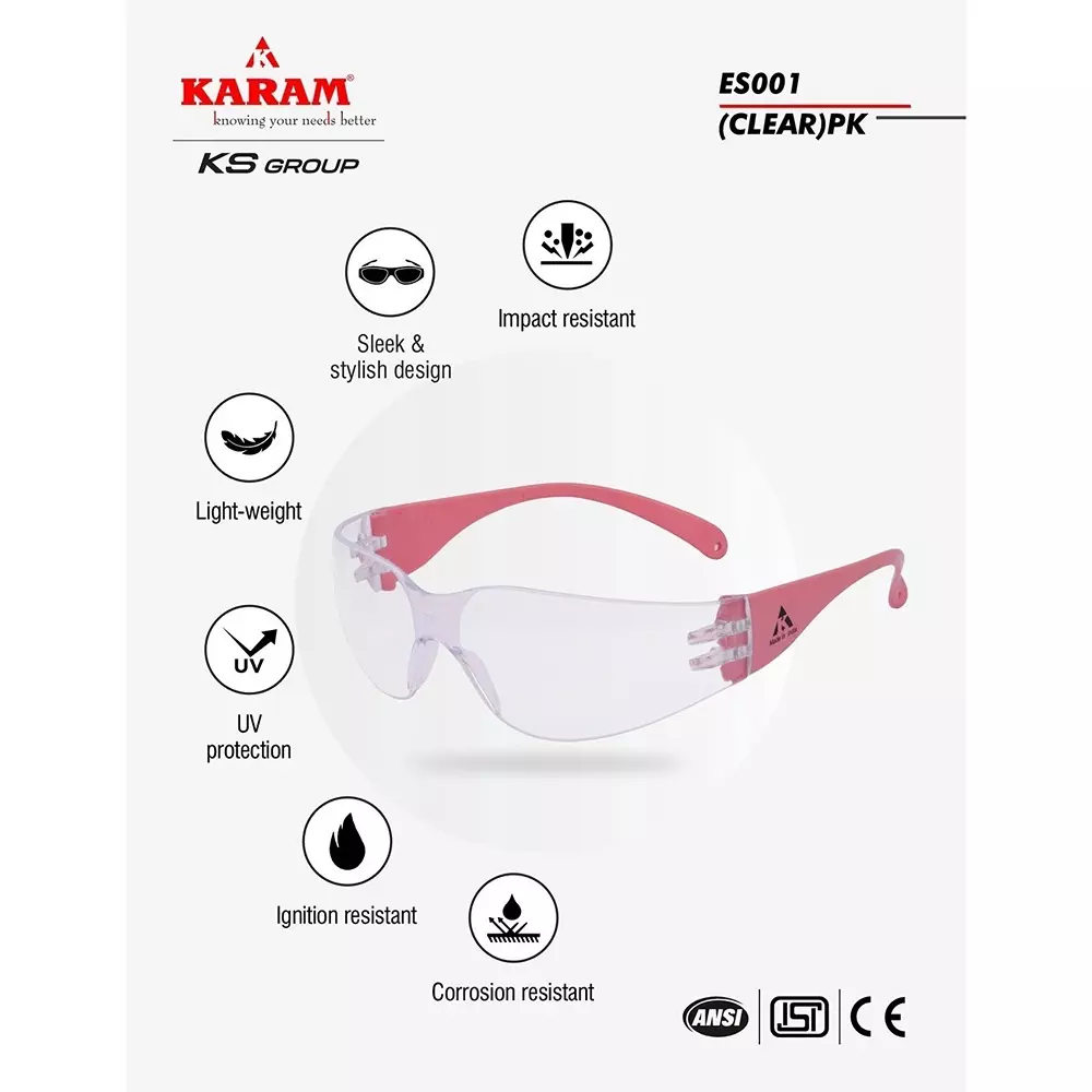 karam-construction-workers-choice-safety-spectacles-polycarbonate-lens-frameless-with-999-uv-protected-scratch-impact-resistant-es001clearpk