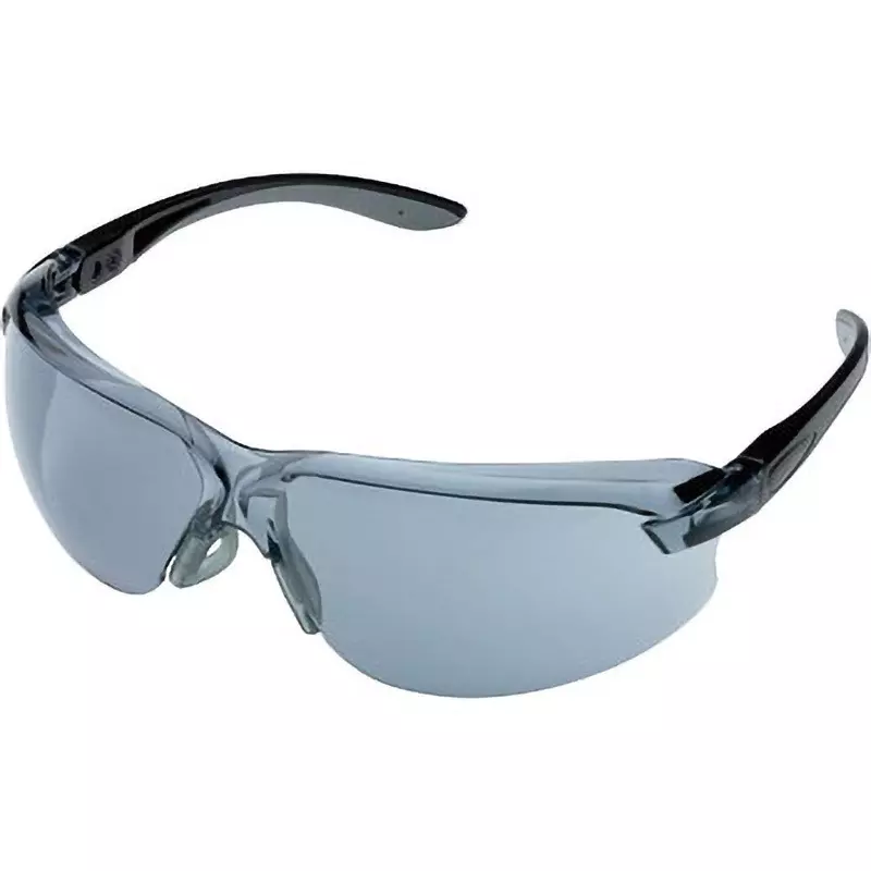 MIDORI Safety Glasses Binocular Type Shape, MP-821-SMOKE
