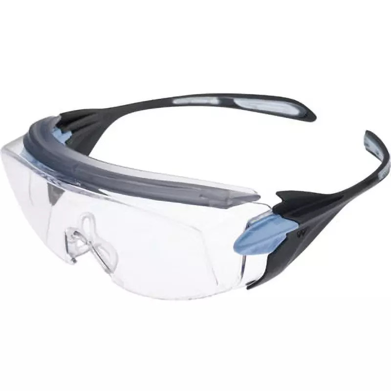 MIDORI Small Face Type Safety Glasses 58x183 mm, VS-303F-BL, VS-303F-BL
