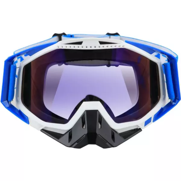 Allextreme Wind, Snow and Dust Proof Blue and Black Ski Snow Goggles for Riding and Skiing, EXSMT1B