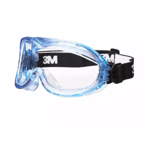 3M Fahrenheit Series Safety Goggles Clear Lens Polycarbonate Anti-Scratch & Anti-Fog Free Size, (Pack of 5)
