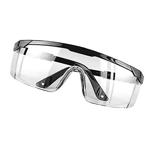 Generic Safety Spectacles Full Rim Clear Lens (Pack of 5)