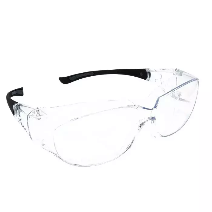 BISON LIFE PrimeX Safety Goggle Anti-Scratch, Anti-Fog Polycarbonate Clear Lens with UV Protection (Pack of 5 Pcs)