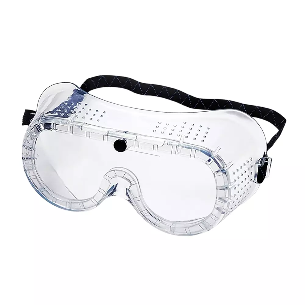 The Mask Lab Safety Goggle Chemical Splash Goggle Rim Less Transparent, EF-20 (Pack of 20 Pcs)
