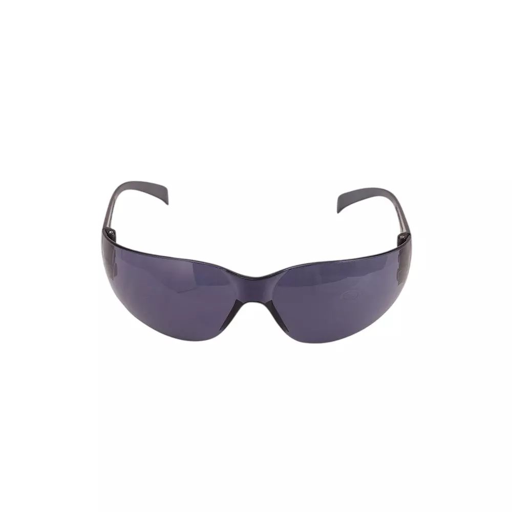 Karam Construction Worker’s Choice Safety Spectacles Polycarbonate Lens Frameless with 99.9% UV Protected Scratch & Impact Resistant, ES001(SMOKED)