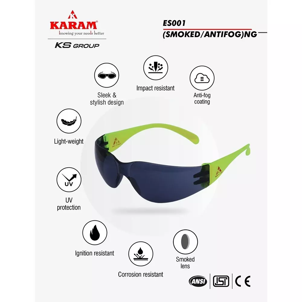 karam-construction-workers-choice-safety-spectacles-polycarbonate-lens-frameless-with-999-uv-protected-scratch-impact-resistant-es001smokedantifogng