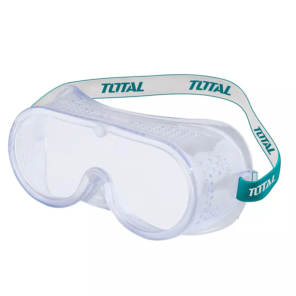 Total Safety Goggles Lightweight PVC Frame High-Impact Polycarbonate Lenses, TSP302