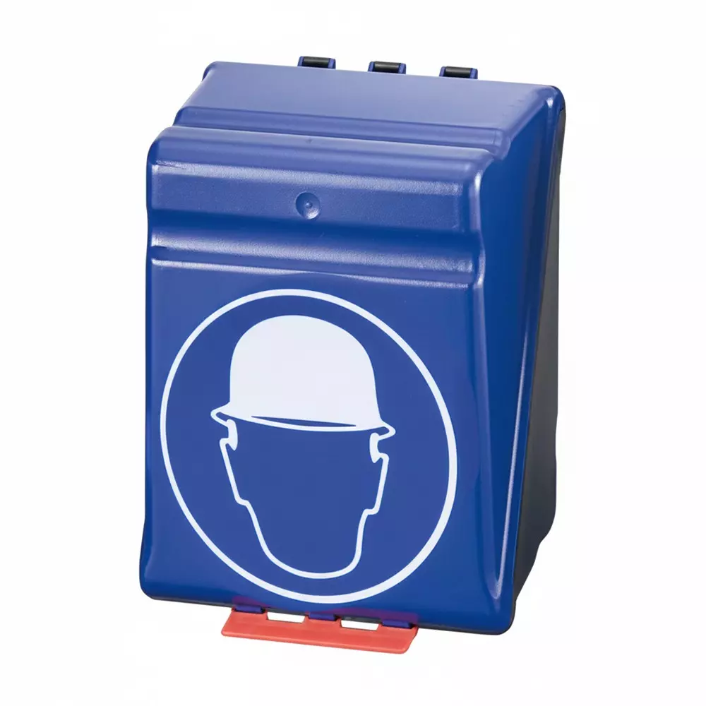 AS ONE Safety Protection Equipment Store Box for Protective Eyewear ABS Resin Blue, MAXI-4