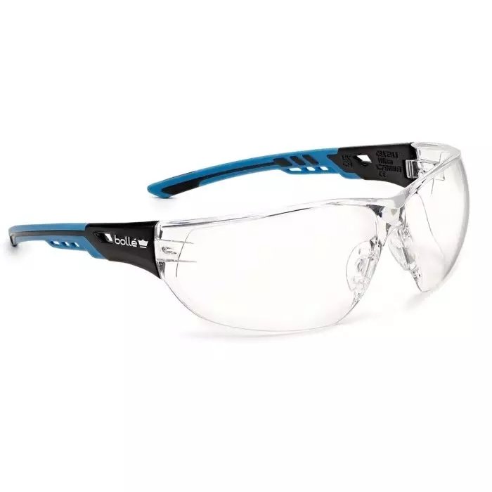 Bolle Safety NESS+ Anti-Mist UV Safety Glasses Clear Polycarbonate Lens, NESPSN10E (Pack of 10)