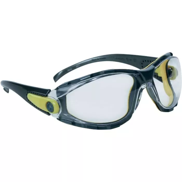 Delta Plus PACAYA Anti-Mist Safety Glasses Clear Polycarbonate Lens Vented, PACAYA CLEAR (Pack of 10)